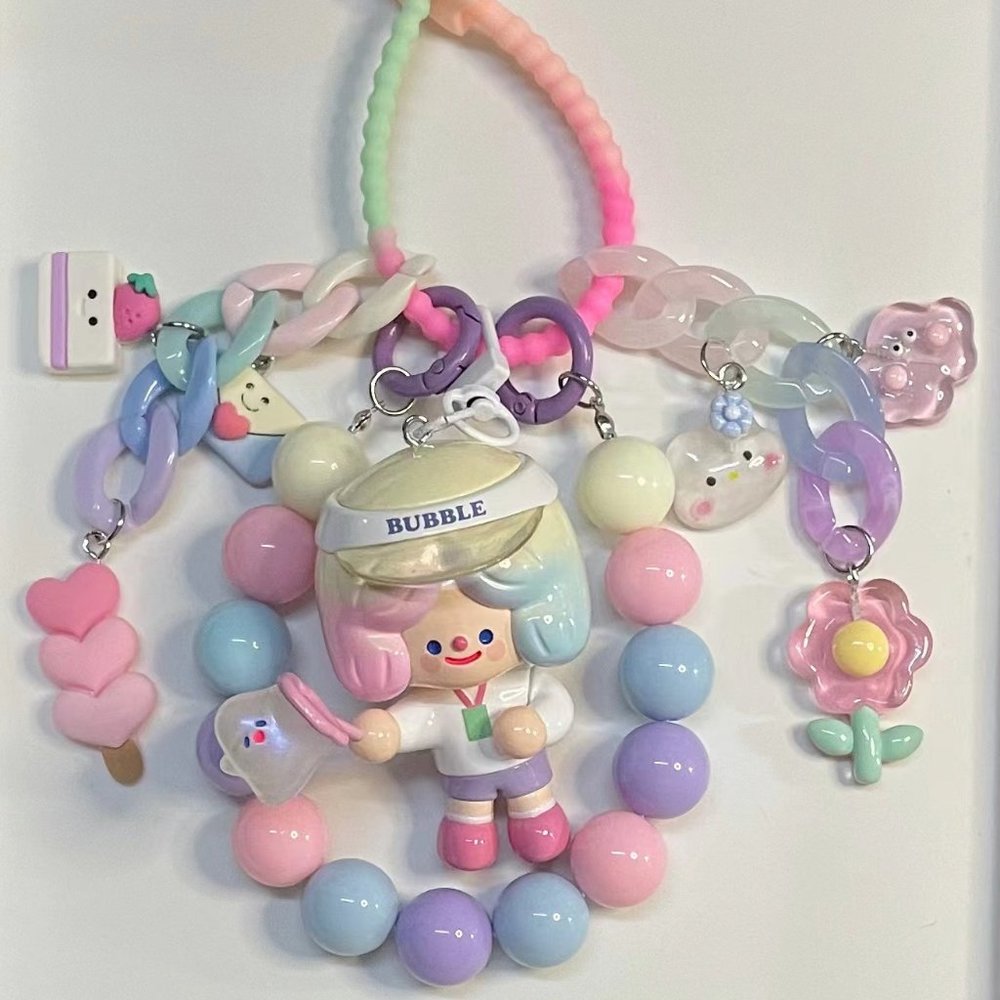 Handmade keychain, which can be ordered directly from stock